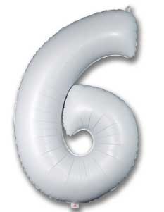 Number 6 Balloon
